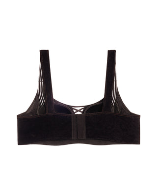 AIMER Suede Flexible Wire Lightly Lined Bra