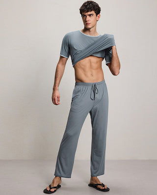 Aimer Men Milky Pajama Pants