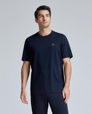 Aimer Silk-Cotton Crewneck Short-Sleeve Tee