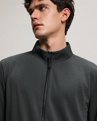 AIMER MEN Premium Casual Stand Collar Long Sleeve Jacket