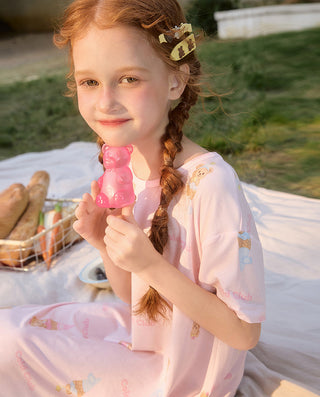 Aimer kids Short-sleeved Nightdress
