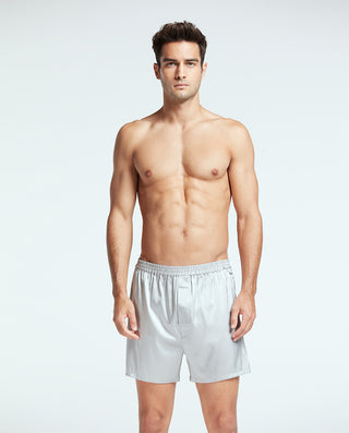 AIMER MEN Silk Loungewear Boxer Shorts NS42F662