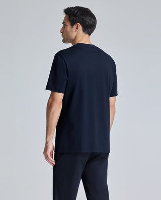 Aimer Silk-Cotton Crewneck Short-Sleeve Tee