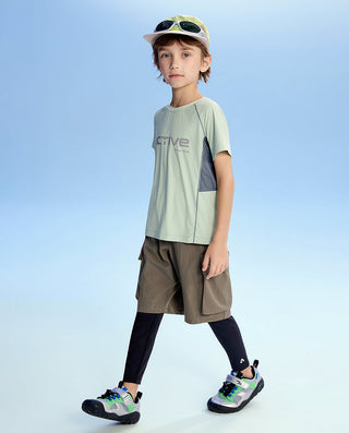 AIMER KIDS Boy Vibrant Outdoor Five-Inch Shorts