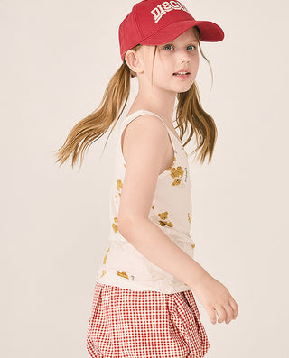 AIMER KIDS Bear Print Tank Top