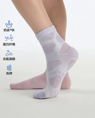 AIMER KIDS Mesh Ankle Socks For Girls AK194L973