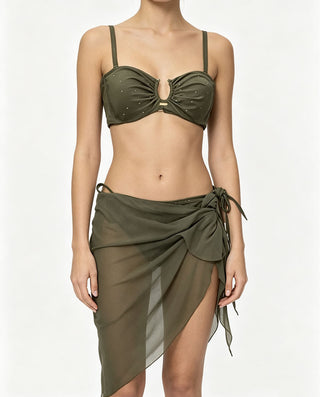 AIMER Summer Swimwear Bikini Set
