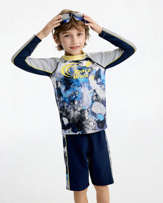 AIMER KIDS Boys' Long-Sleeved Swim Top