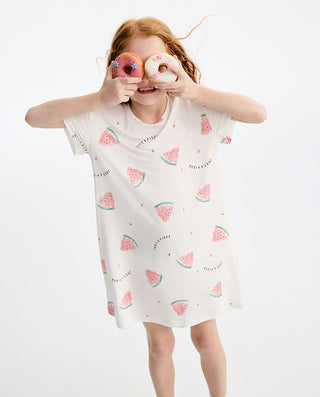 Aimer kids  Short-sleeved Nightdress For Girls