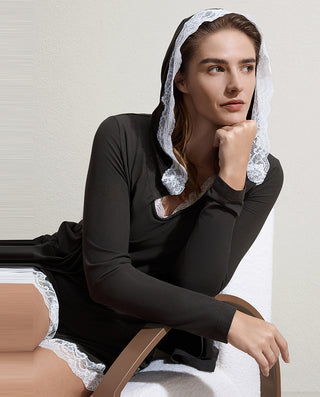 Aimer Algae Sleepwear Hooded Top