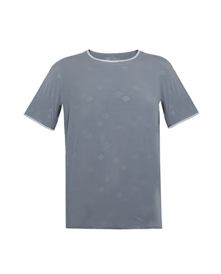 Aimer Men Milky Crewneck Short-Sleeve Top