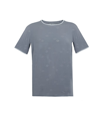 Aimer Men Milky Crewneck Short-Sleeve Top