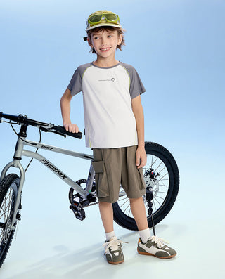 AIMER KIDS Boy Vibrant Outdoor Five-Inch Shorts