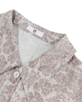 AIMER CHUANG Long Sleeve Collared Lounge Shirt