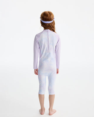 AIMER KIDS Long-sleeved One-piece Swimsuit For Girls
