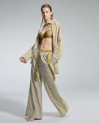 AIMER Cardigan Loungewear Set