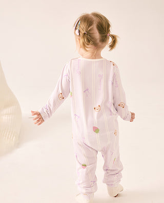 AIMER BABY Truemilk Strawberry Print Romper