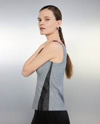 AIMER CHUANG Round-Neck Wireless Padded Tank Top