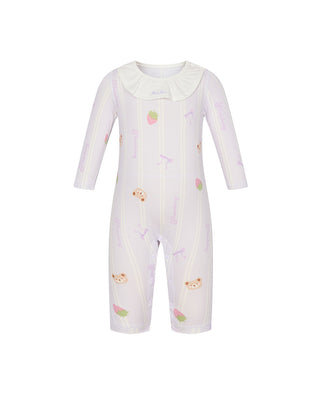 AIMER BABY Truemilk Strawberry Print Romper