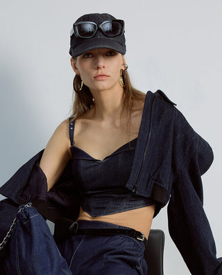 AIMER Denim-Inspired Wireless Bra