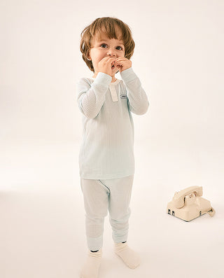 AIMER BABY Milk Foam Pajama Pants