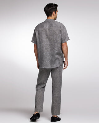 AIMER MEN Linen Blend Casual Pants Relaxed Fit