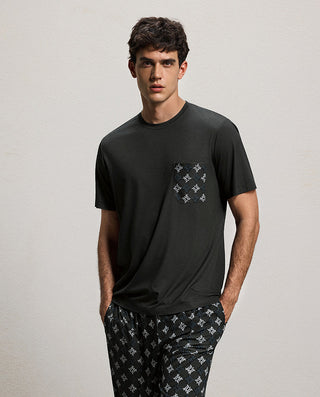 Aimer Men Silky Homewear Top