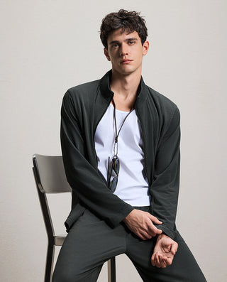 AIMER MEN Premium Casual Stand Collar Long Sleeve Jacket