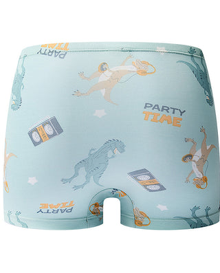 AIMER KIDS Dinosaur Mid-Rise Boxer