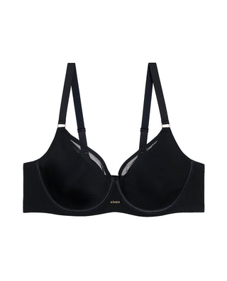 AIMER BODY Hidden Holed Pads Petal-Cup Bra