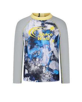 AIMER KIDS Boys' Long-Sleeved Swim Top