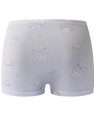 AIMER KIDS Girls Mid‑Rise Boxer Briefs AK123N753