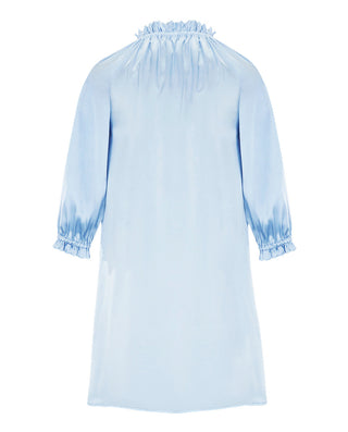 AIMER KIDS Elsa Crystal Printed Silk Girls 3/4 Sleeve Nightgown AK144F692