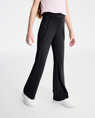 AIMER KIDS Girl Sports Leggings Slight Flare