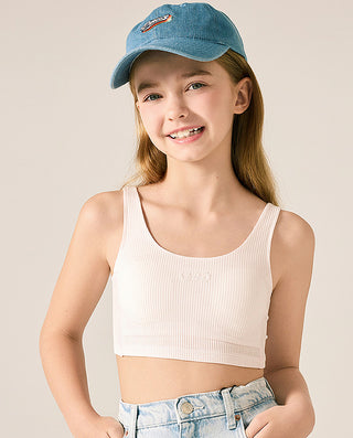 AIMER JUNIOR Floral Print Long Tank