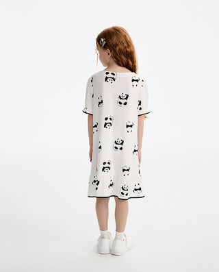 AIMER KIDS True Milk Girls’ Short-Sleeve Nightdress AK144L041