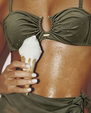 AIMER Summer Swimwear Bikini Set