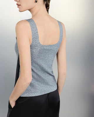AIMER CHUANG Round-Neck Wireless Padded Tank Top