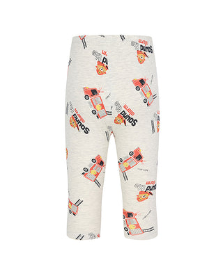 AIMER BABY Fire Truck Print Pajama Pants