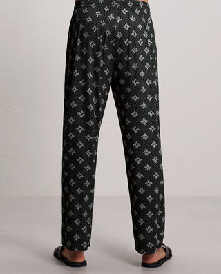 Aimer Men Silk Home Pants