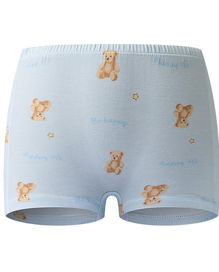 AIMER KIDS Star Bear Print Mid-Rise Boxer