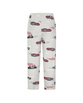 AIMER KIDS Racing Print Pajama Pants