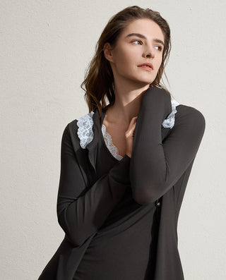 Aimer Algae Sleepwear Hooded Top