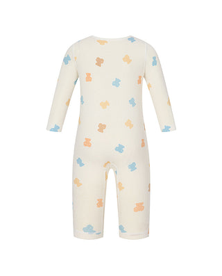 AIMER BABY Milk Foam Print Romper