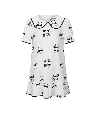 AIMER KIDS True Milk Girls’ Short-Sleeve Nightdress AK144L041