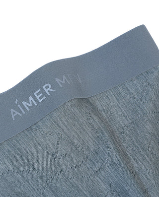 AIMER Cooling Jacquard High-Rise Trunks