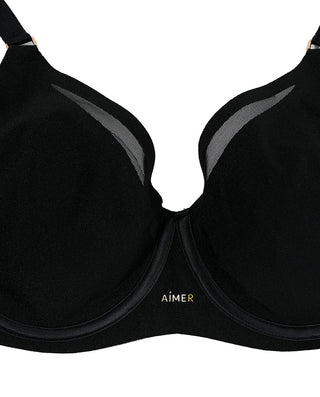AIMER BODY Hidden Holed Pads Petal-Cup Bra