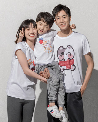 AIMER KIDS Unisex Custom Short-Sleeve T-Shirt – Personalized Cotton Family Tee AK3811652