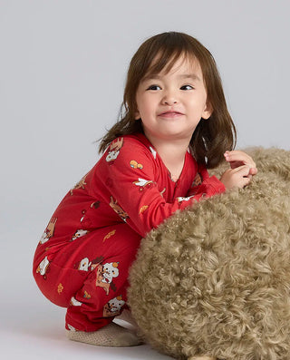 Aimer Baby New Year Red Romper AB345J191
