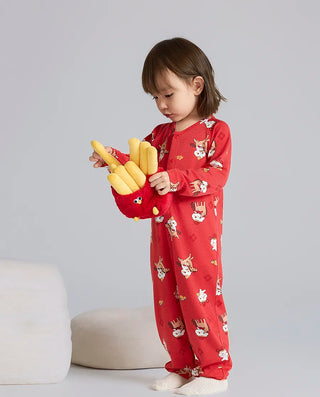 Aimer Baby New Year Red Romper AB345J191